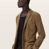 Monet Waxed Suede Blazer