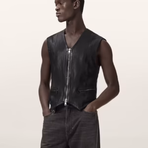 Davies Leather Vest