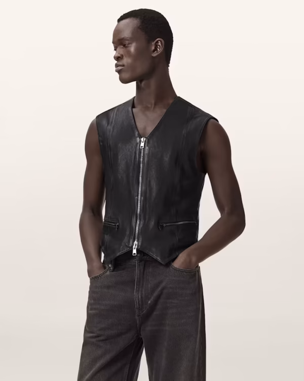 Davies Leather Vest