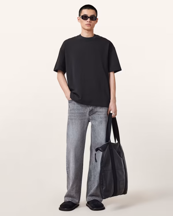 USM029JC-451 Haven Embroidered Logo Oversized T-Shirt