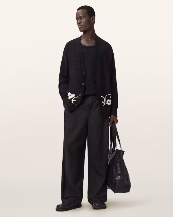 Echo Linen Blend Barrel Leg Pants