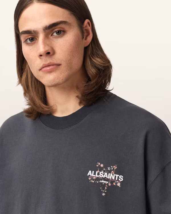 Pentacle Oversized Short Sleeve Graphic T-Shirt