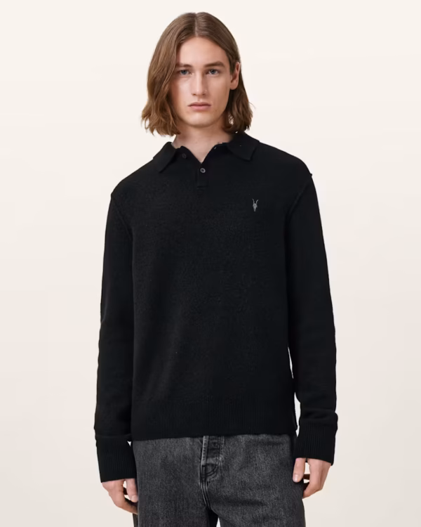 Statten Long Sleeve Ramskull Polo