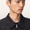 Trey Black Ramskull Pointed Collar Jacket