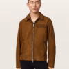 USM043LE-5335 (2) Ashwood Long Sleeve Suede Jacket