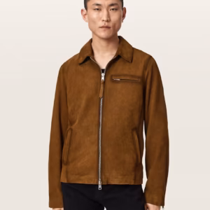 USM043LE-5335 (2) Ashwood Long Sleeve Suede Jacket
