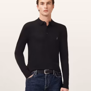 USM085KB-5 Premium Merino Polo