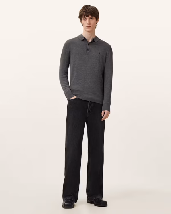 Short Sleeve Merino Knit Polo