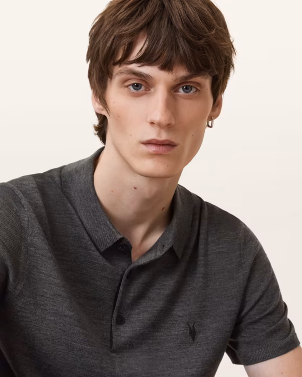 USM086KB-7155 (1) Men’s Mode Merino Polo