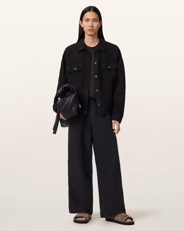 Korten Loose Fit Linen Blend Pants