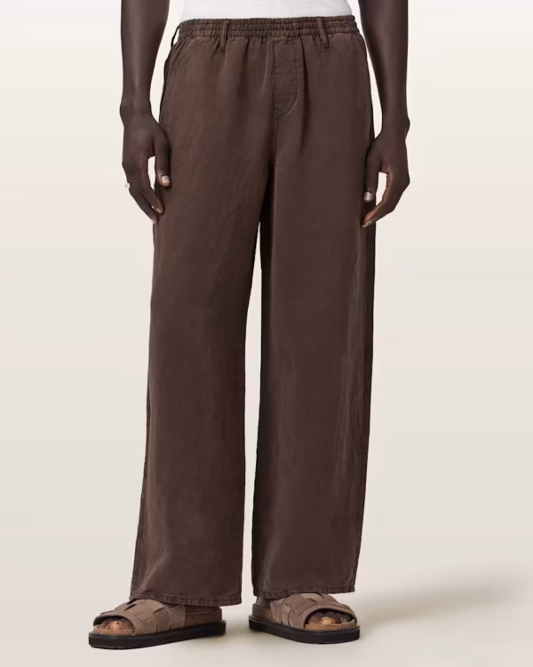 Korten Loose Fit Linen Blend Pants