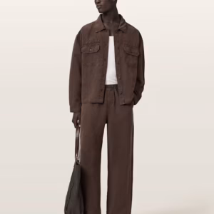 Korten Loose Fit Linen Blend Pants