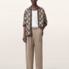 Becco Tapered Leg Pleated Pants