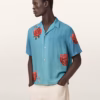 USM108SE-10399 Fleur Fazed Boxy Short Sleeve Shirt
