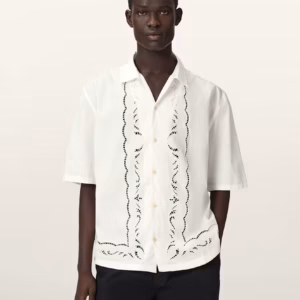 Field Oversized Short Sleeve Cotton Shirt