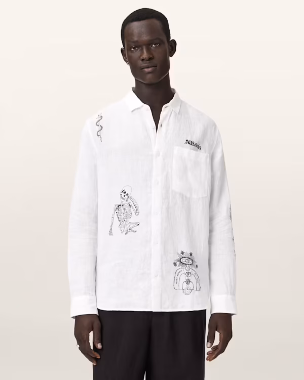 Terror Long Sleeve Linen Shirt