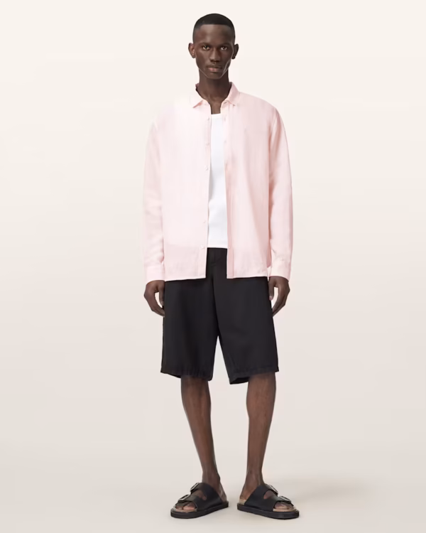 Loom Long Sleeve Linen Shirt